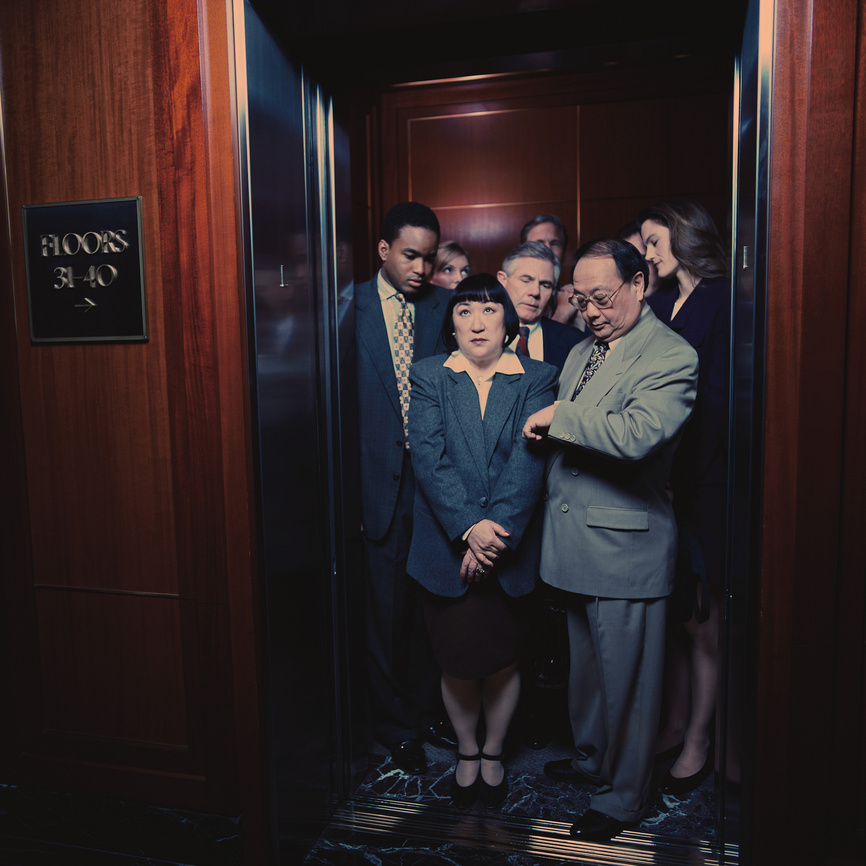 Crowded Elevator